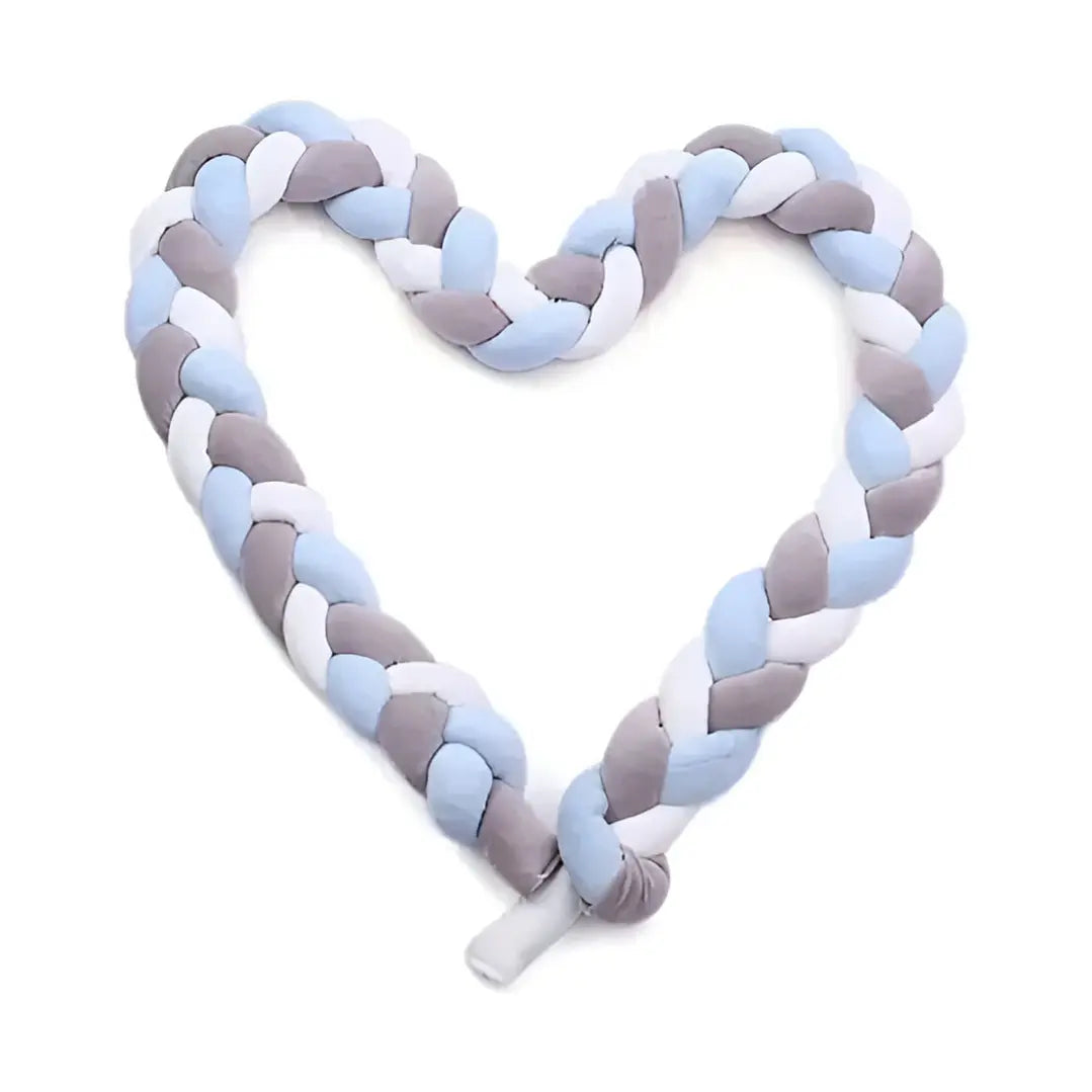 Cojín Trenzado de 3 Metros Celeste