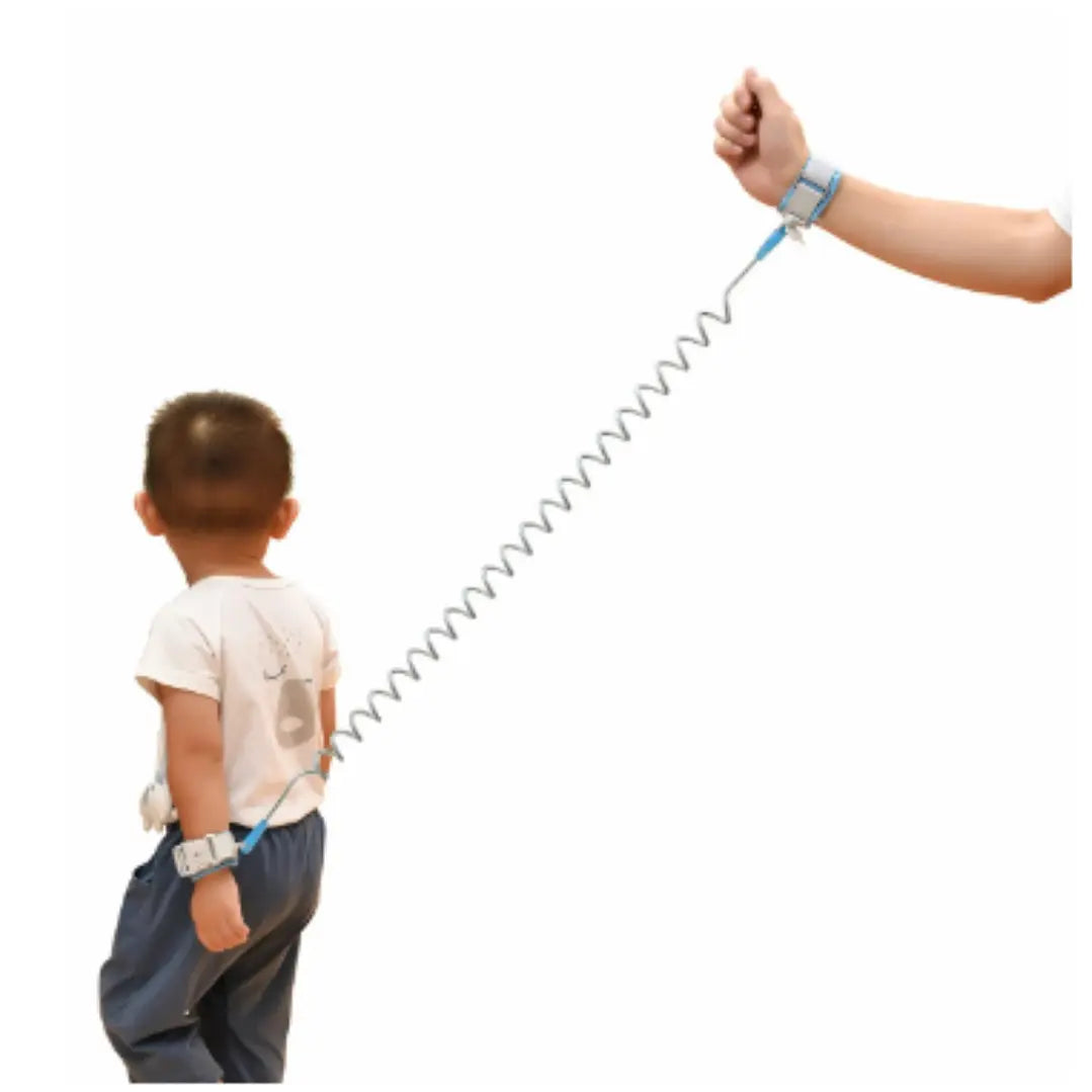 Pulsera Anti Pérdida Con Seguro Celeste