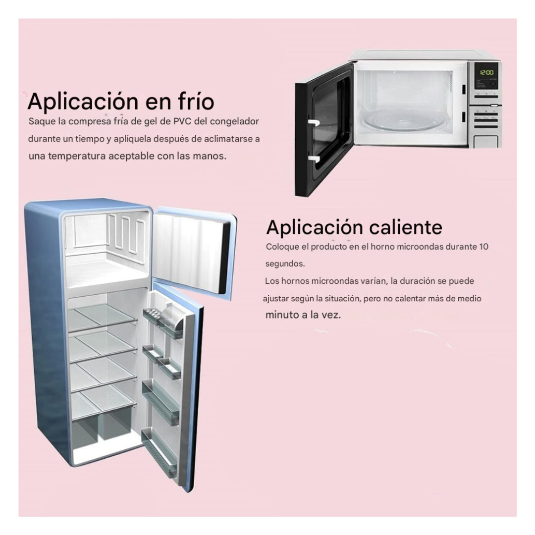 Almohadillas Descongestivas Frío & Calor Gris