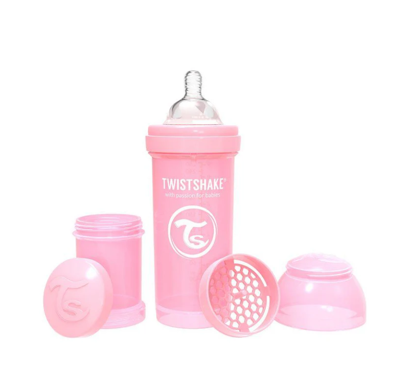 Mamadera 260ml Twistshake Rosado