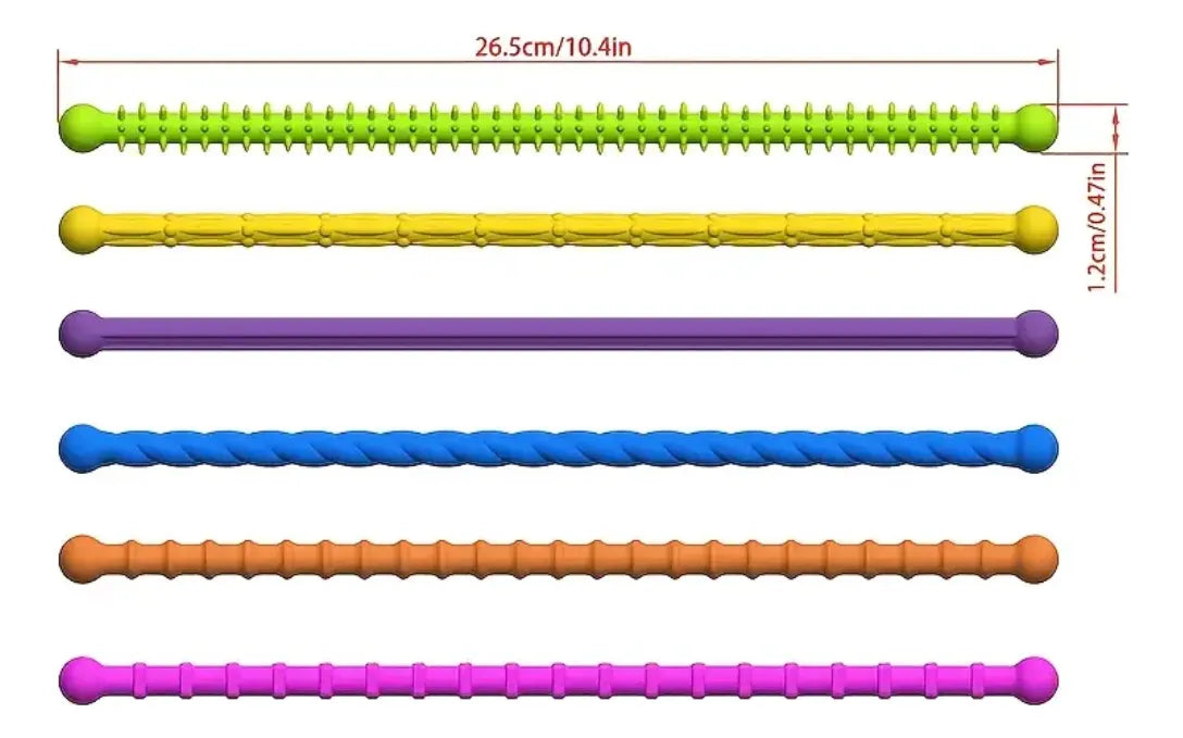 Varillas Sensoriales Texturas