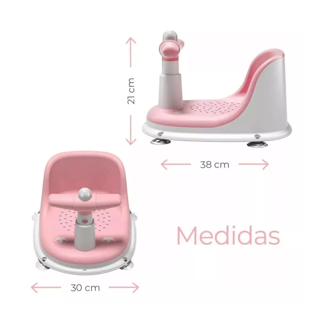 Asiento de Bañera Rosada