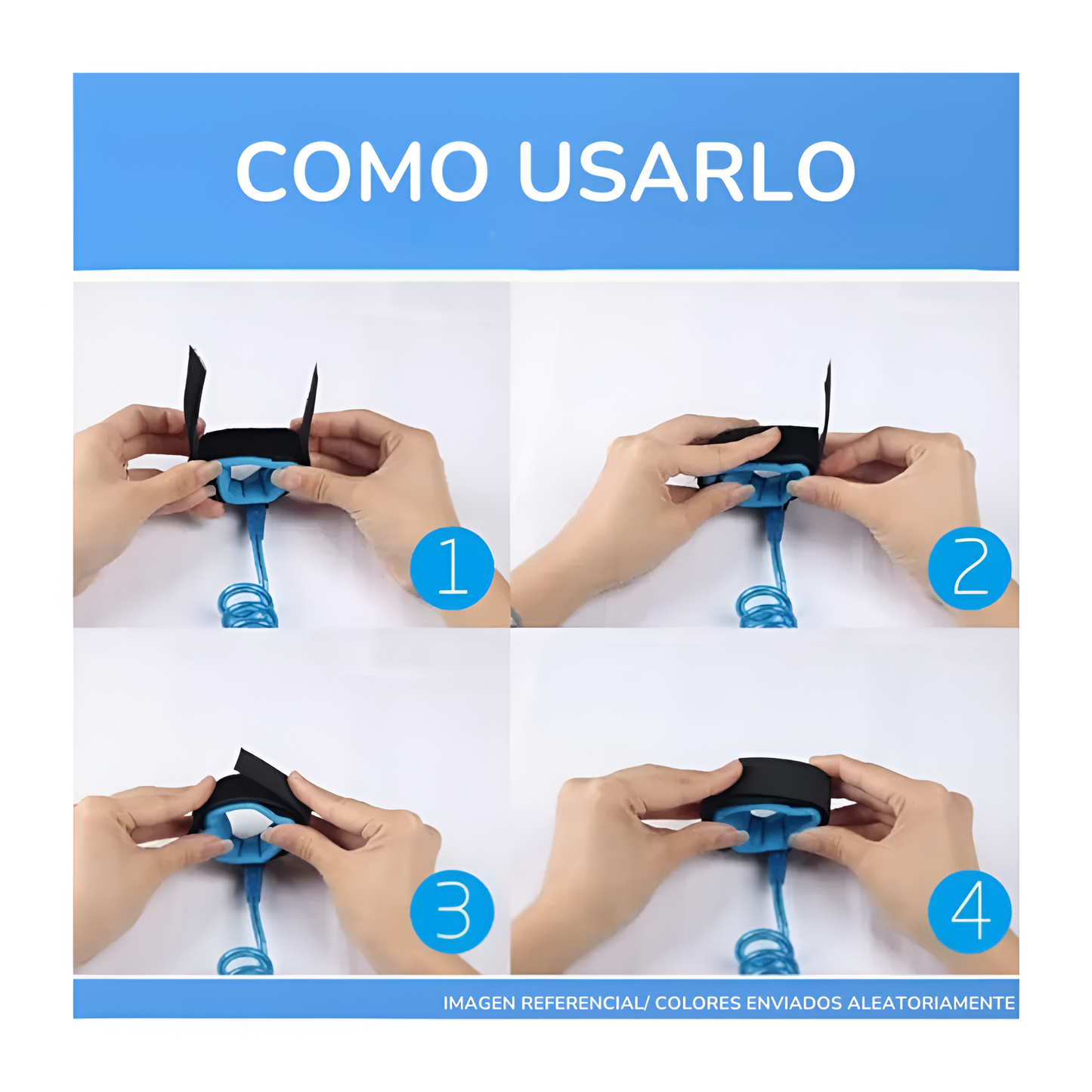 Pulsera Anti Pérdida Azul