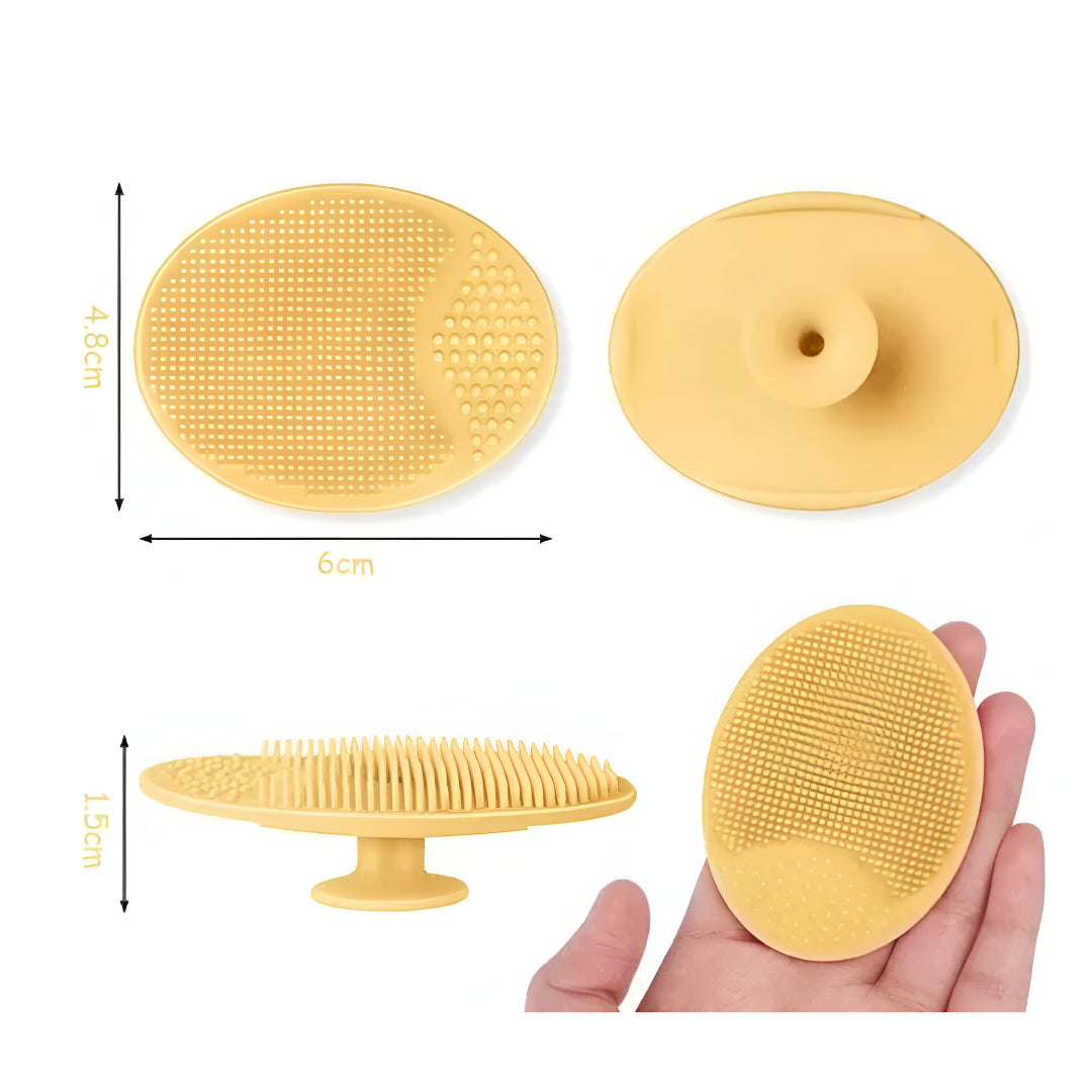 Set 3 Cepillos de Silicona Celeste