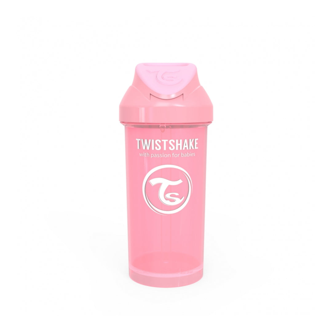 Vaso Twistshake Straw Cup 360ML Rosado