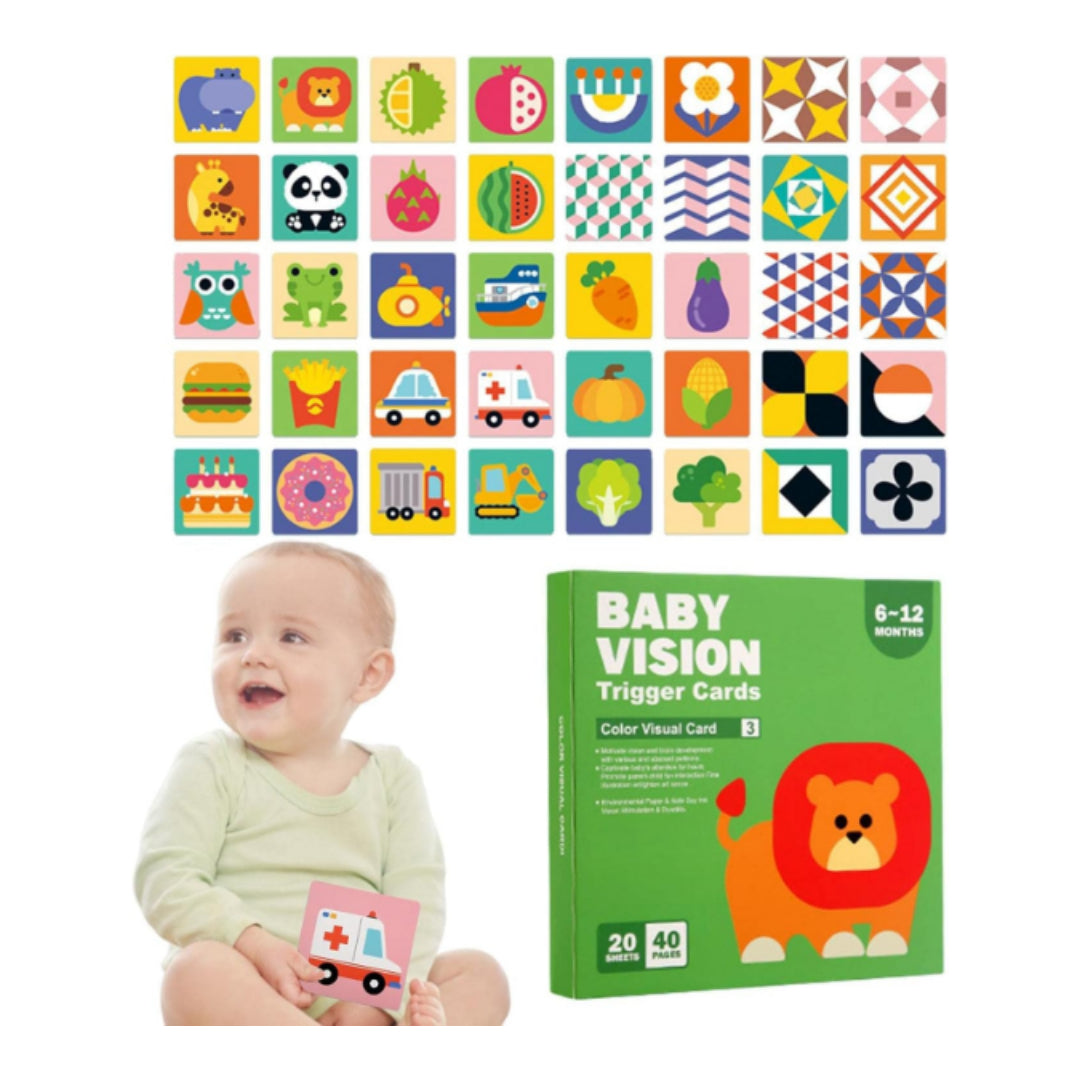 Tarjetas de Estimulación Visual 6 a 12 Meses