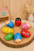 Huevo Maraca de Madera