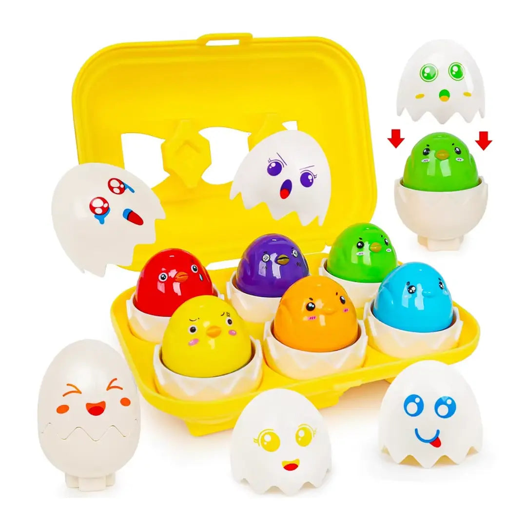 Set 6 Huevos de Encaje Emociones