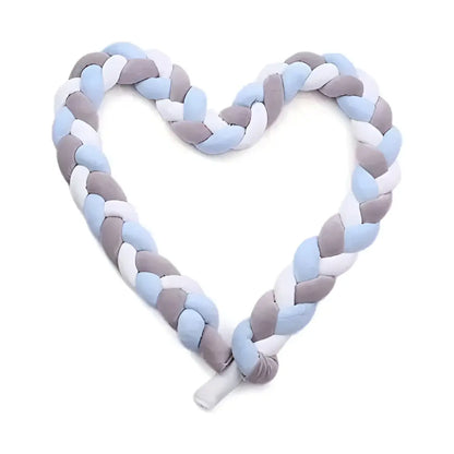 Cojín Trenzado de 3 Metros Celeste