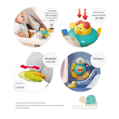 Tortuga Spinner con Ventosa