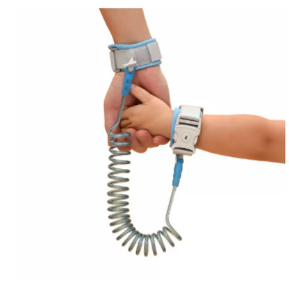 Pulsera Anti Pérdida Con Seguro Celeste