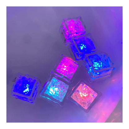 Set 8 Cubos Luminosos Led Para el Agua
