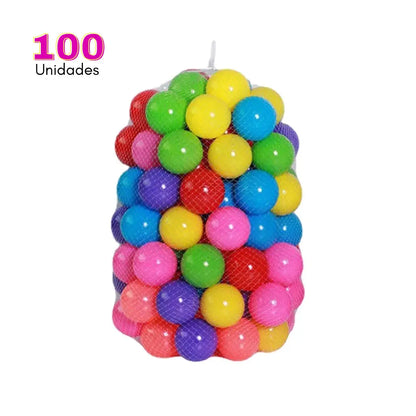 Pelotas Plásticas 100 Unds
