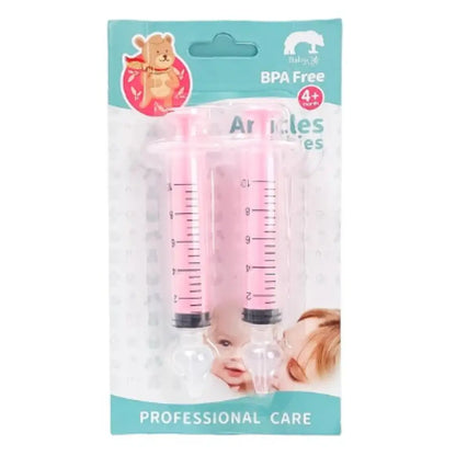 Jeringa Lavado Nasal Rosado 2 Uns.