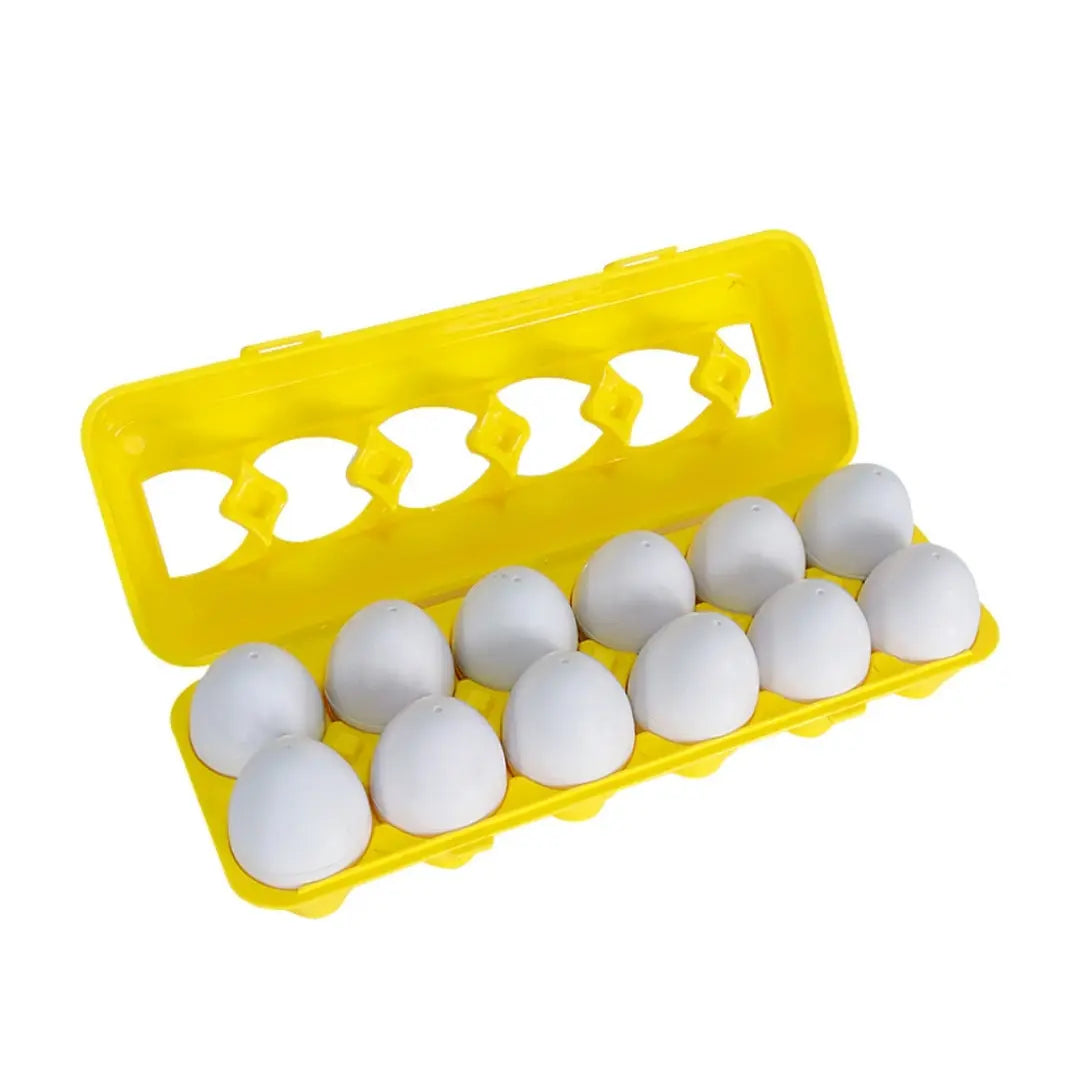 Huevos de Encaje Formas y Colores Amarillo