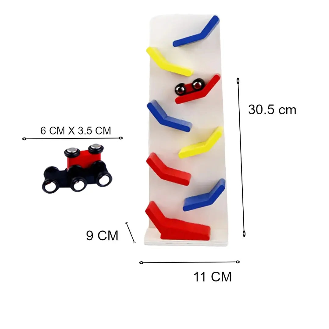 Juguete Caída Autitos Madera