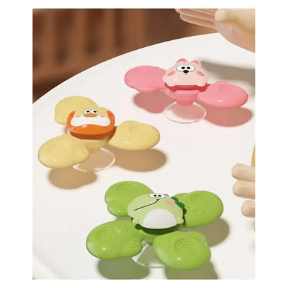 Set 3 Spinner con Ventosa Animales