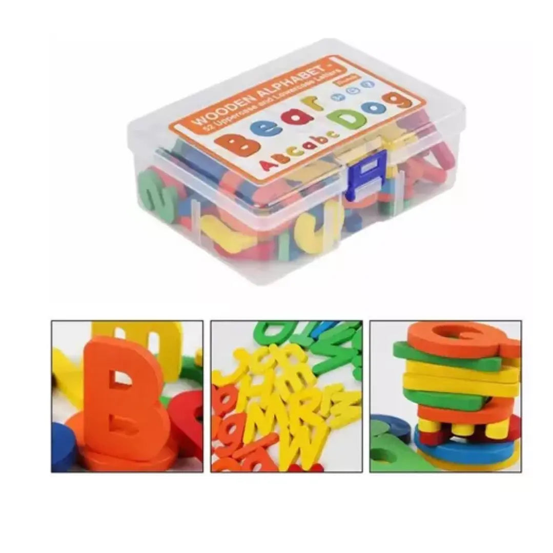 Caja de Letras 52 Piezas Abecedario