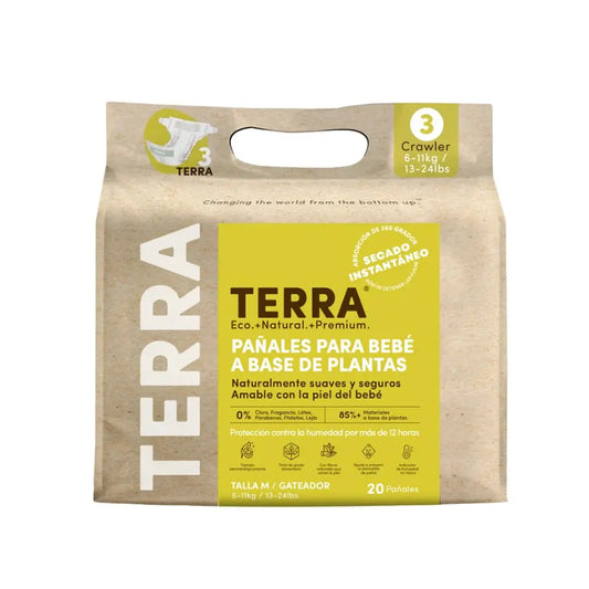 Pañales Terra Talla M Biodegradables
