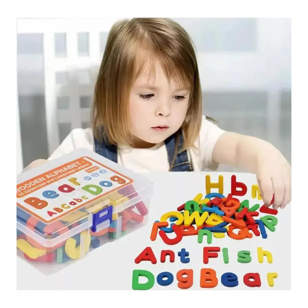 Caja de Letras 52 Piezas Abecedario