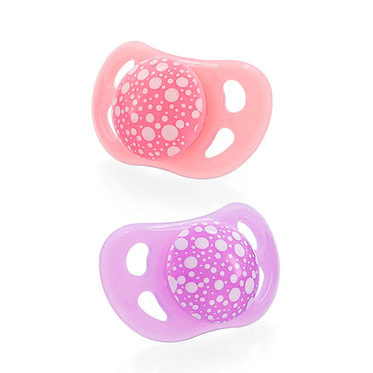 Chupetes Rosado & Violeta Twistshake 0 a 6 meses