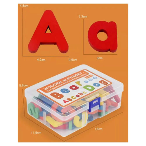 Caja de Letras 52 Piezas Abecedario
