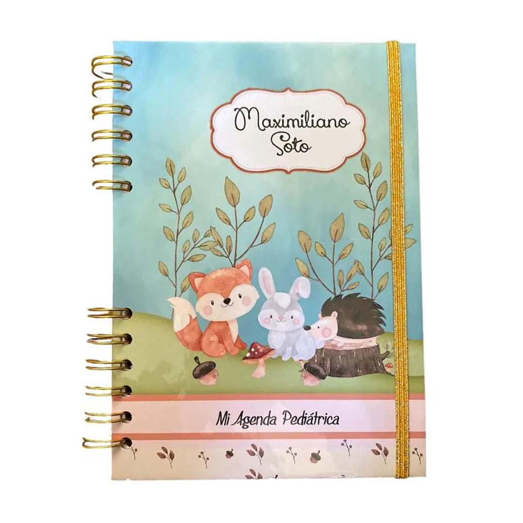 Agenda Pediátrica Personalizada con Nombre