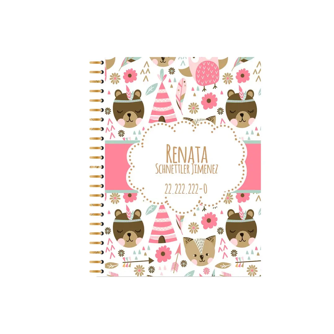 Agenda Pediátrica Personalizada con Nombre