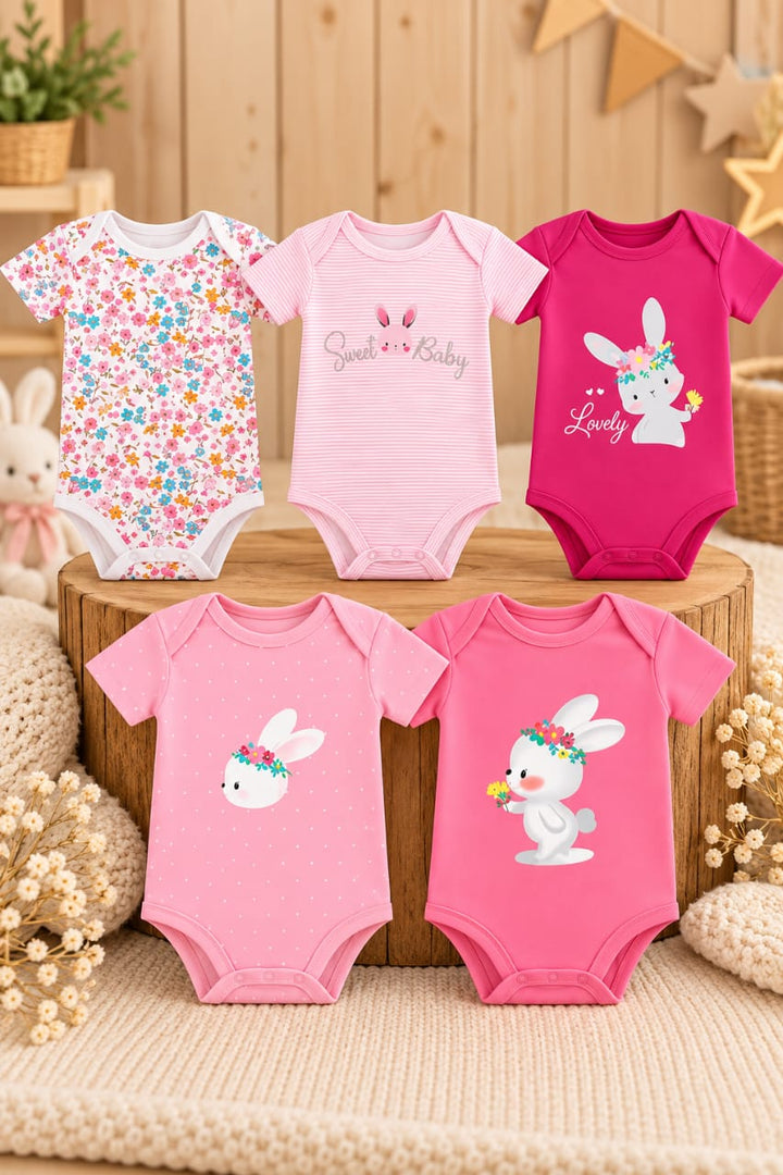 Pack 5 Bodies Conejita Flores🐰🌸