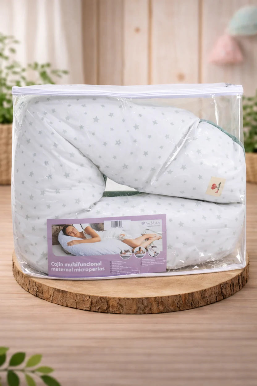 Cojín Maternal Multifuncional de Microperlas