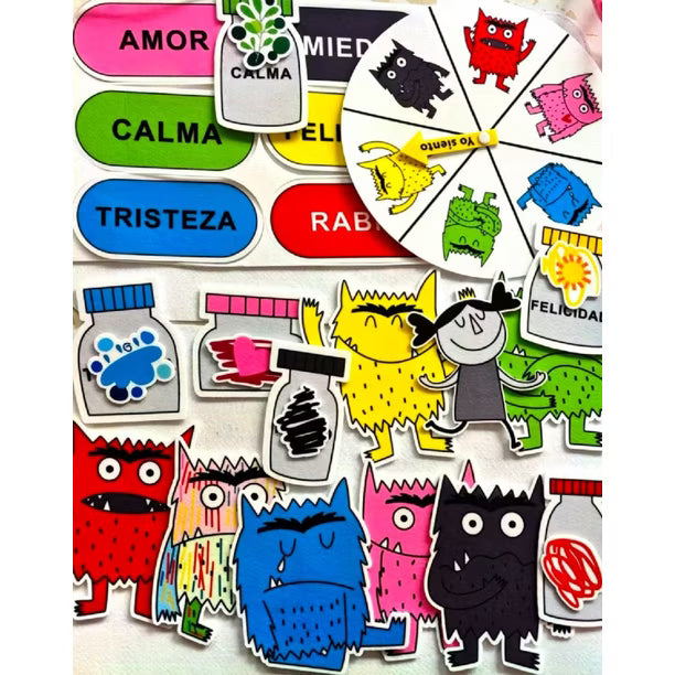 Juego Didactico Monstruitos de Emociones