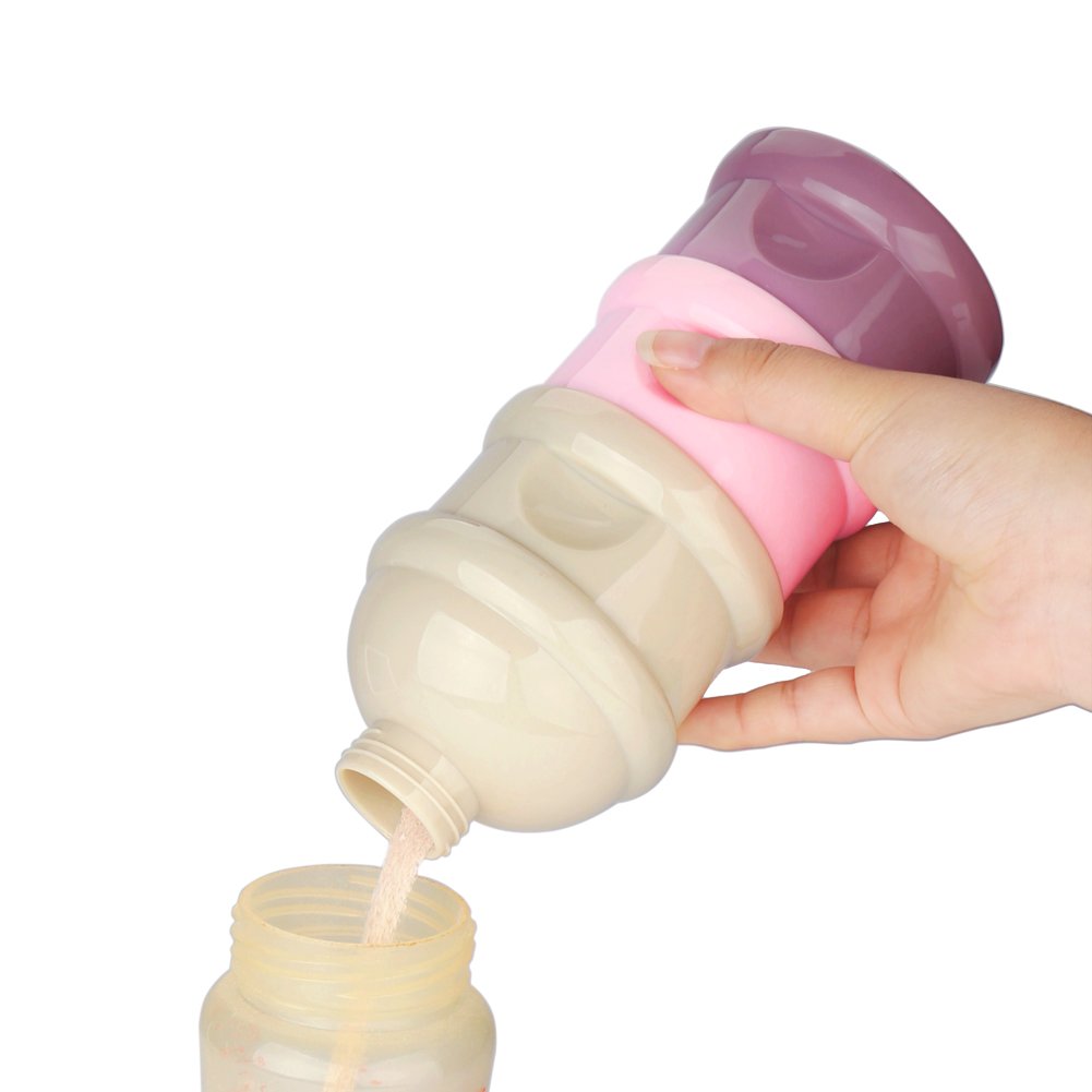 Contenedor de Leche en Polvo 3 Espacios