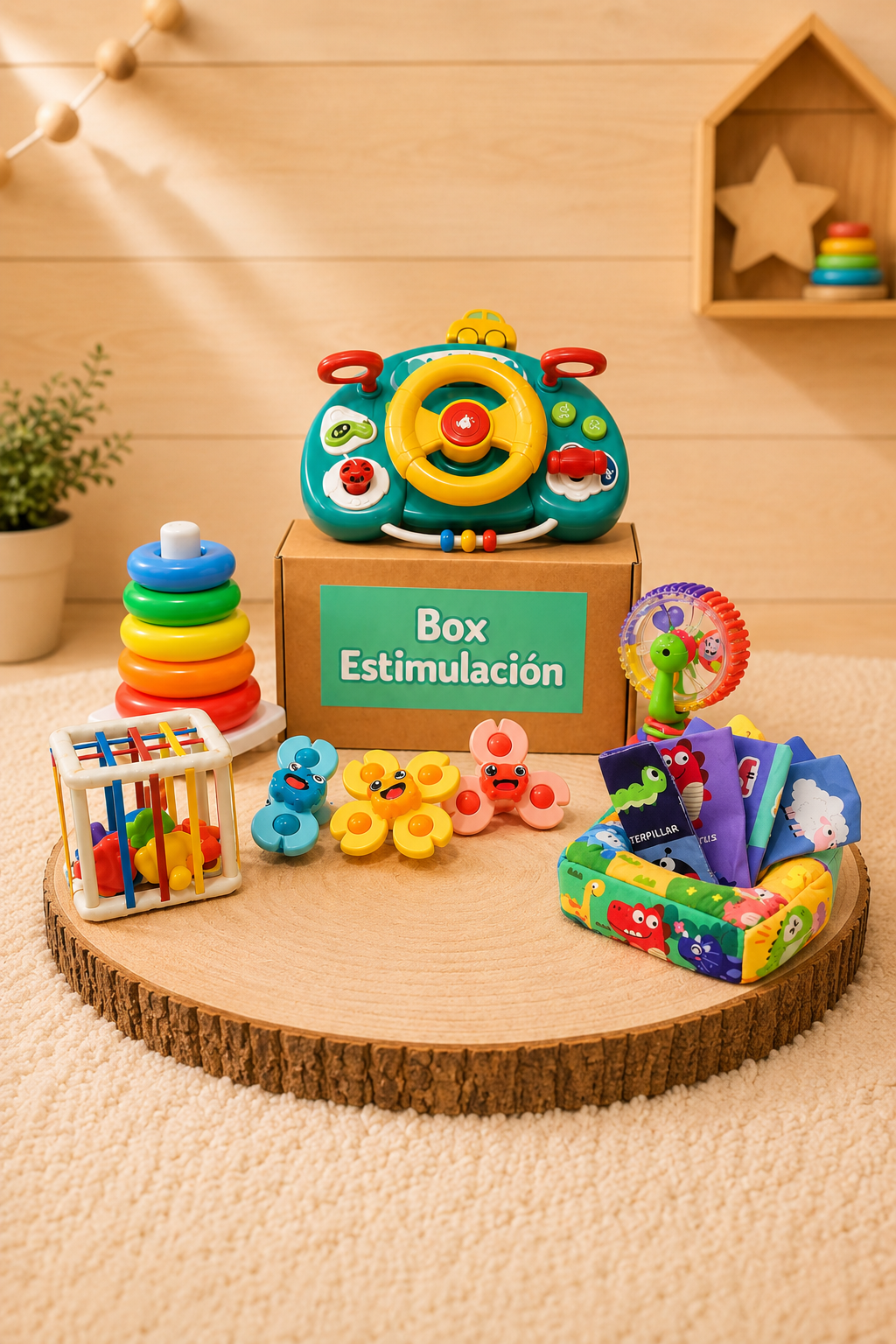 Box Estimulación Temprana de 6 a 12 Meses Aventura Urbana