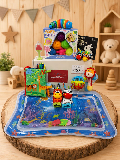 Box Estimulación Sensorial Texturas en el Océano 0 a 6 Meses