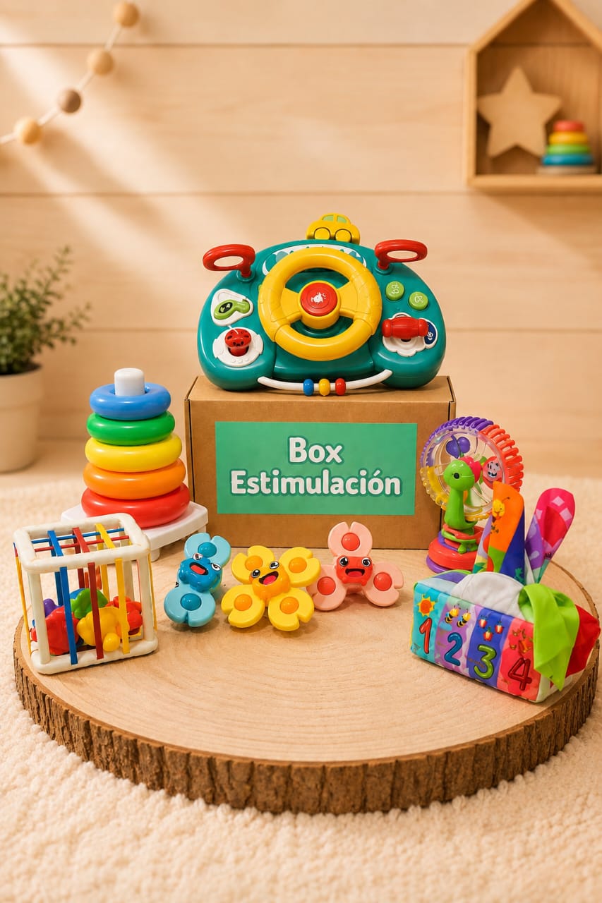 Box Estimulación Temprana de 6 a 12 Meses Aventura Urbana