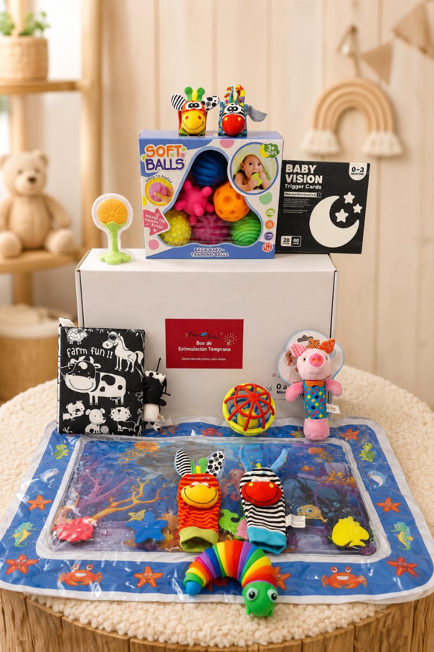 Box Estimulación Sensorial Texturas en el Océano 0 a 6 Meses