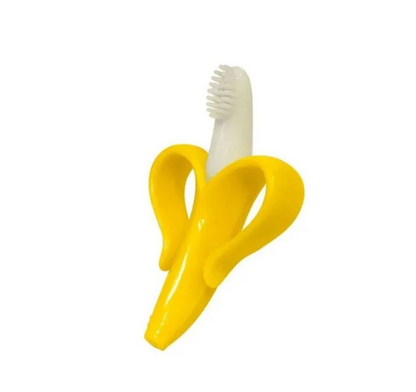 Mordedor de Silicona Cepillo Banana