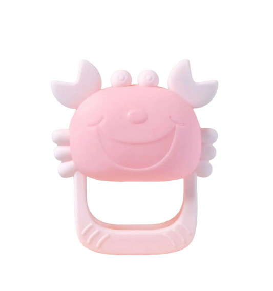 Mordedor Guante Agarre Cangrejo Rosado