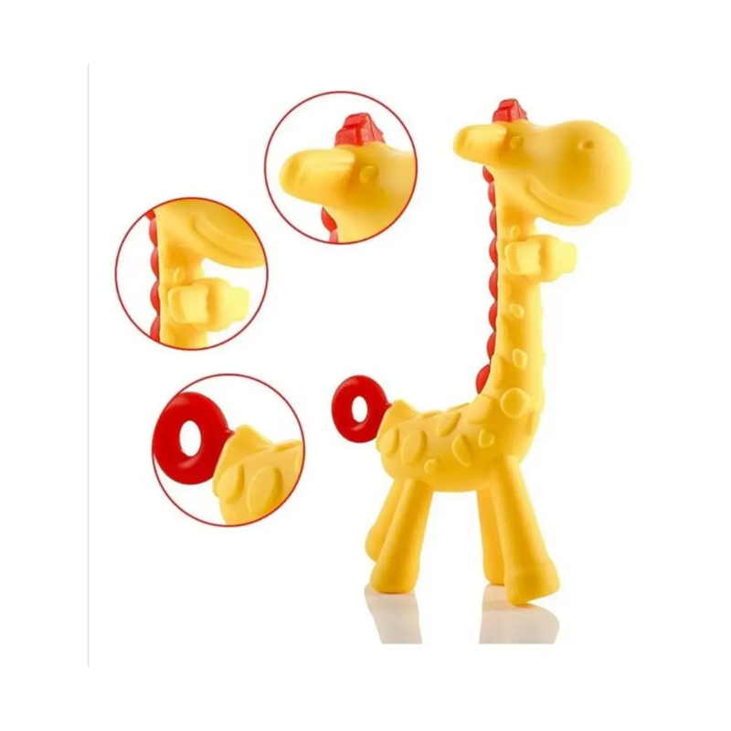 Mordedor de Silicona Jirafa