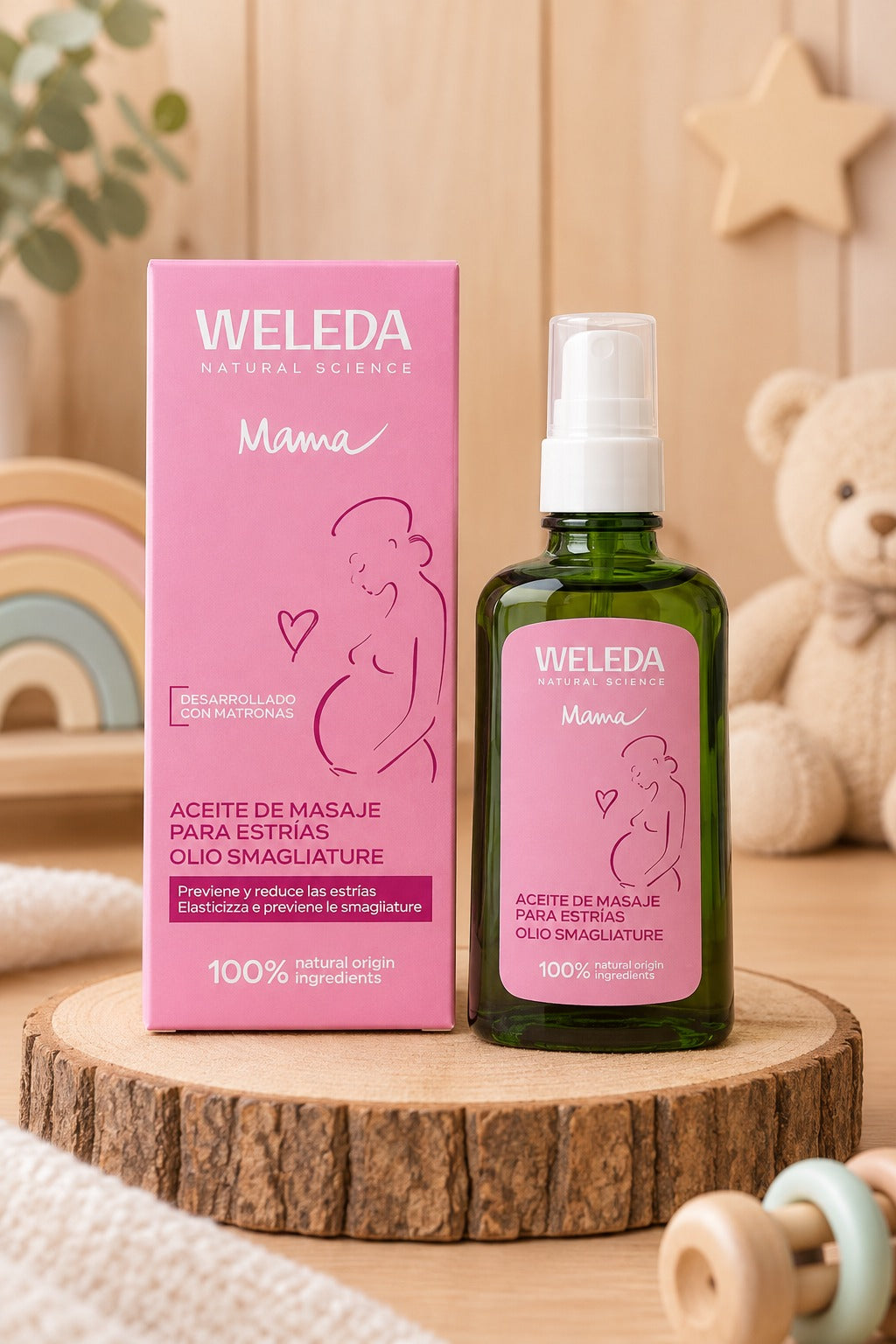 Aceite De Masaje Para Estrías 100ml Weleda