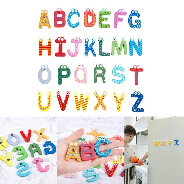 Letras Magnéticas de Madera