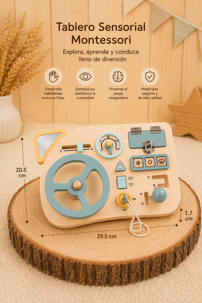 Tablero de Conducción de Madera