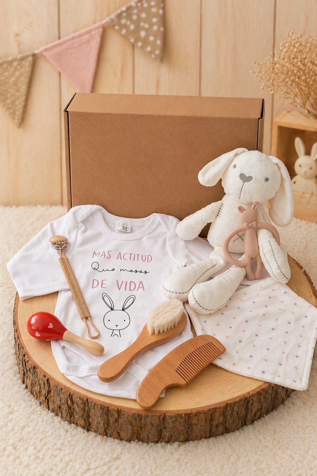 Box Recien Nacido Rabbit Pink