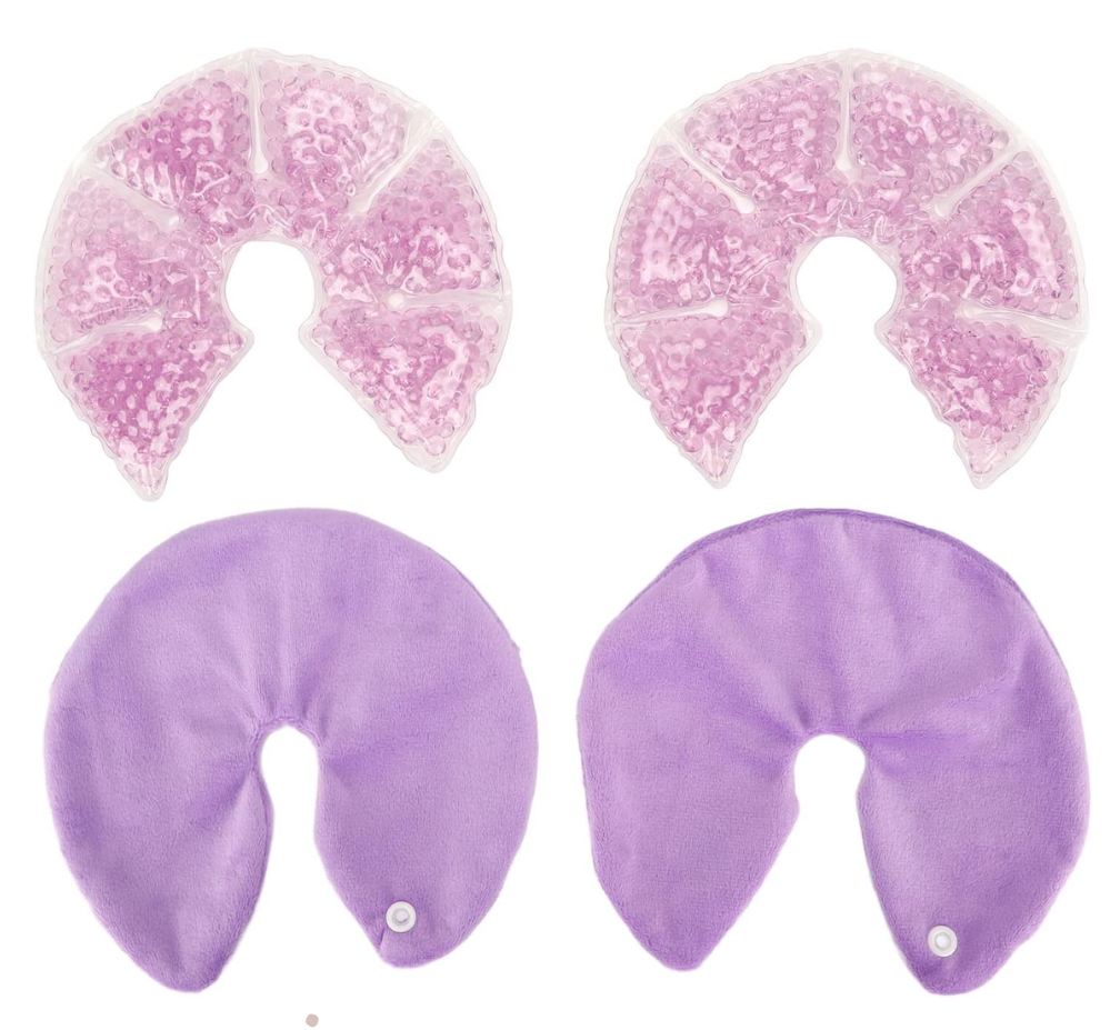 Almohadillas Descongestivas Frío o Calor Morado