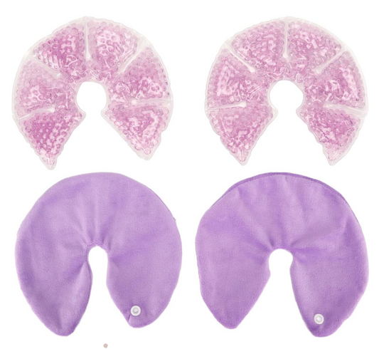 Almohadillas Descongestivas Frío o Calor Morado