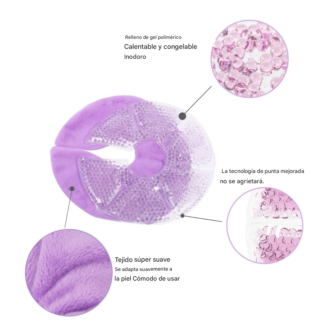 Almohadillas Descongestivas Frío o Calor Morado