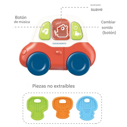 Llavero Mordedor Musical Auto