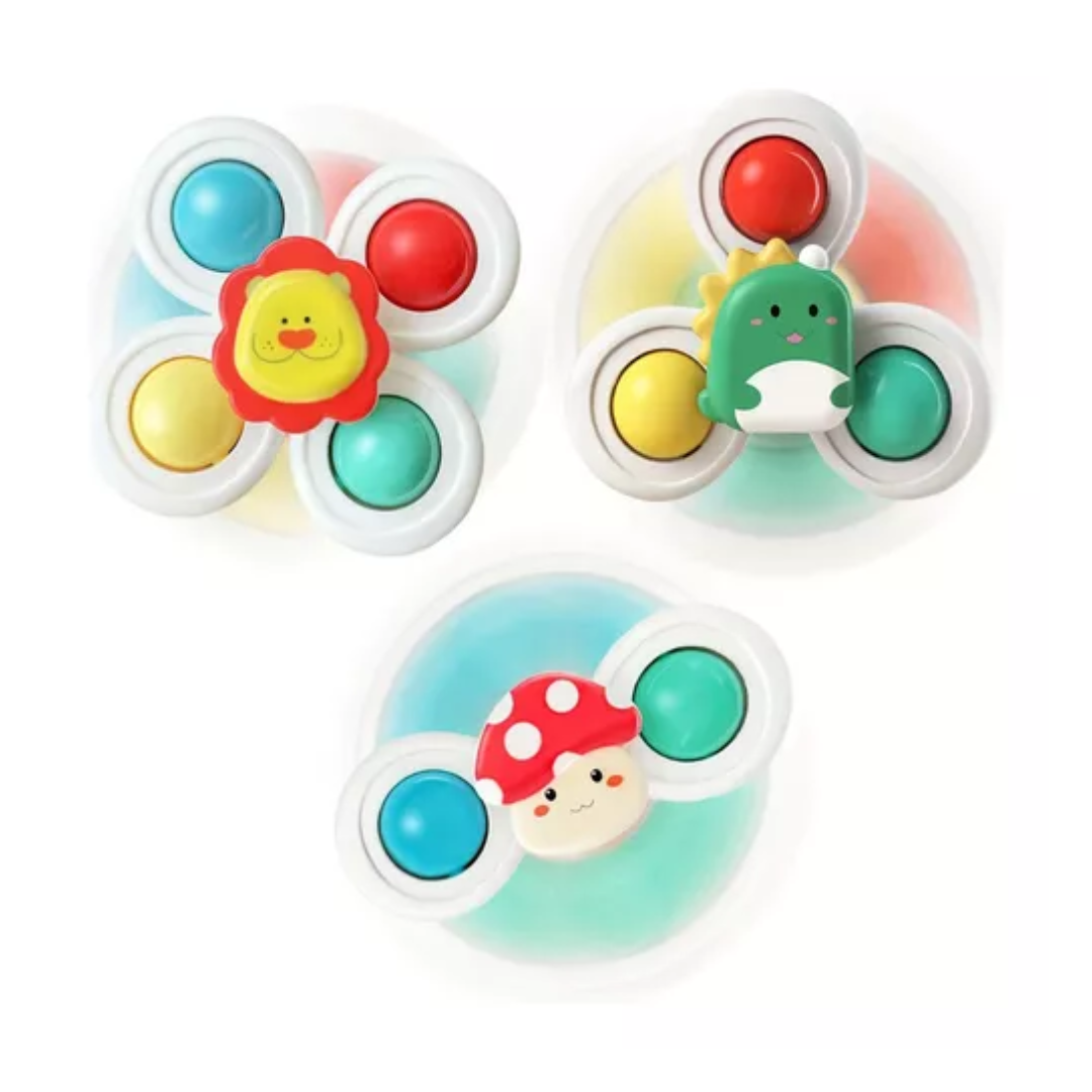 Set 3 Spinner con Ventosa