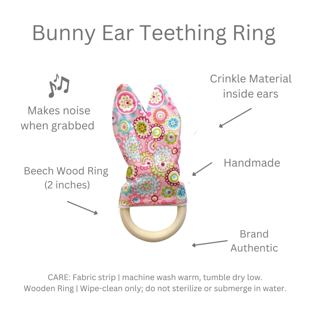 Mordedor de Madera Argolla Rosado