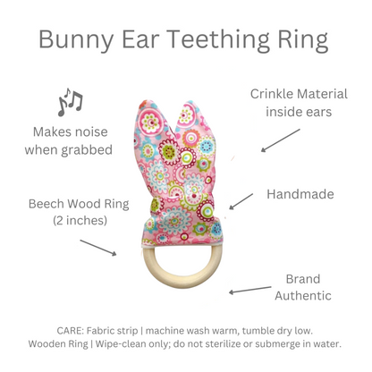 Mordedor de Madera Argolla Rosado